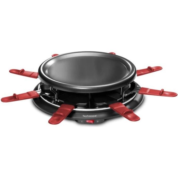 Raclette grill 8 personnes Techwood TRA-80 TU Unique
