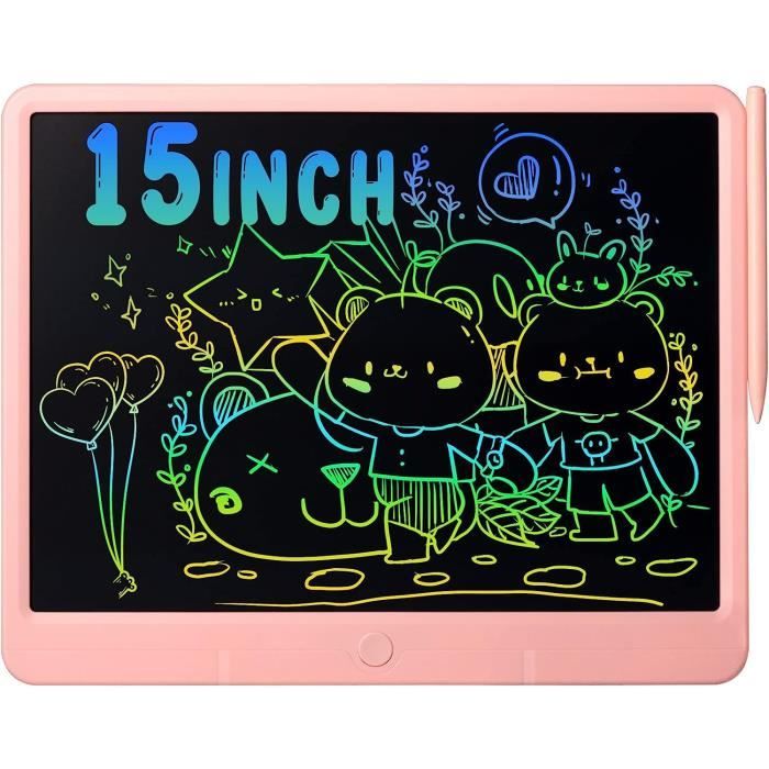 Tablette D'Écriture LCD 21 Pouces - Ardoise Magnétique Électronique Effaçable - Pour Bureau, Enfants, Notes Et Dessin
