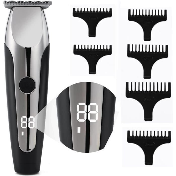 Tondeuse Cheveux Professionnelle Sans Fil Tondeuse Barbe Hommes, Usb