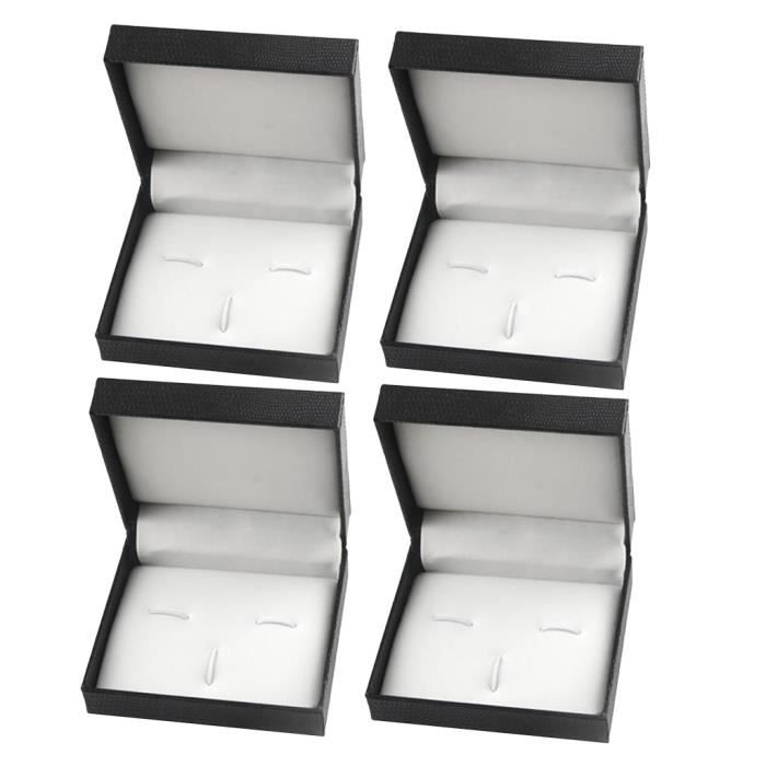 Boite A Bijoux Boite A Boutons De Manchette 4 Pieces Pince A
