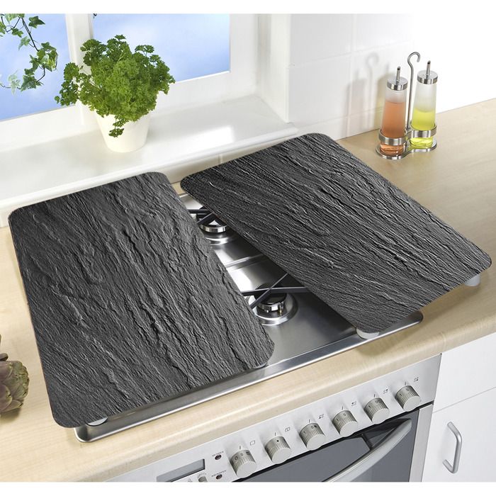 2 Couvre Plaques Universel Ardoise Achat Vente Cache Plaque De Cuisine 2 Couvre Plaques Universel Cdiscount