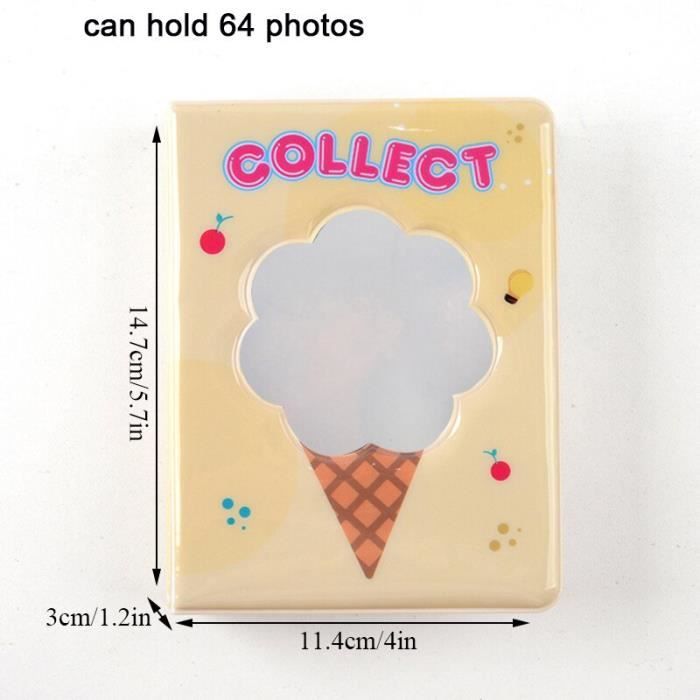 ALBUM PHOTO,a1--Mini Album Photo de 3 pouces, joli porte cartes Kpop à