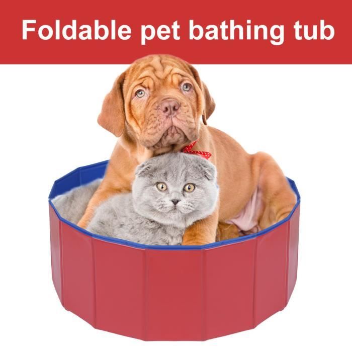 Baignoire De Toilettage Pour Chien Chat Bassin Piscine Portative Baignoire Pliable Pour Animaux Chiens Chats Cdiscount