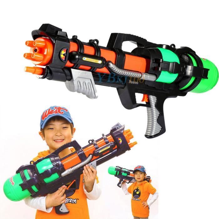 Pistolet à Eau à Dos JONEG - Réservoir 1320g - 400 Tirs - Pour Enfants 3-6 Ans - Jeu Extérieur Piscine