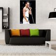 Poster Affiche Freddie Mercury Live-Aid Concert Vetements Blancs 31cm x 42cm-1