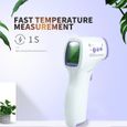 Ensemble de thermomètre frontal infrarouge numérique professionnel thermomètre de fièvre sans contact multifonctionnel-1