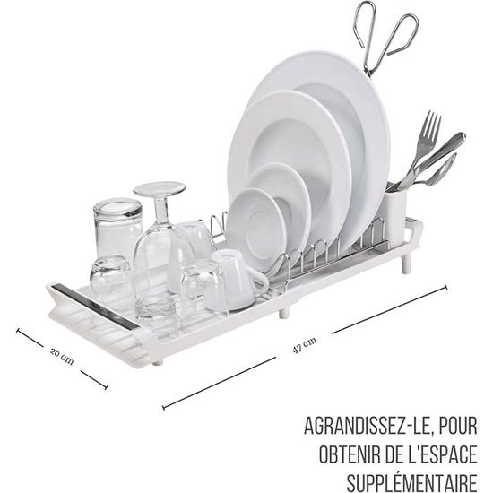 Egouttoir Vaisselle Pliable Egoutoire Vaisselle Cuisine INOX Égouttoir