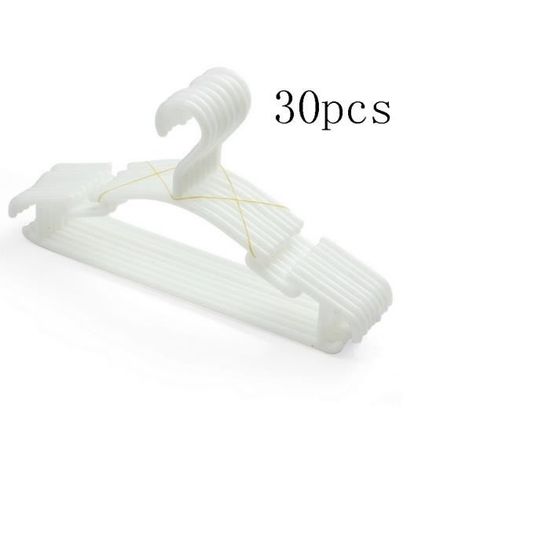 Voxloud Com Rose 10pcs Cintre Enfants Bebe Plastique Anti Derapant Longeur De 27cm Pour Vetement Pantalon Jupe Manteau Meubles Mobilier