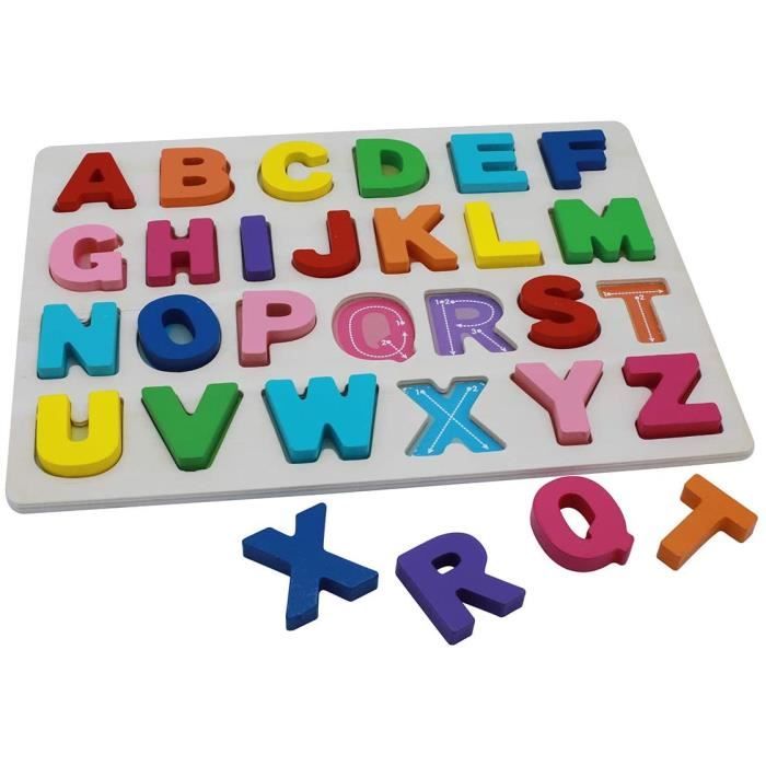 Puzzle Alphabet en Bois - Budding Bear - Animaux - 26 Lettres - Écologique - Éducatif - Jeux - Jouets Puzzle Alphabet en Bois - Budding Bear - Animaux - 26 Lettres - Écologique - Éducatif - Jeux - Jouets