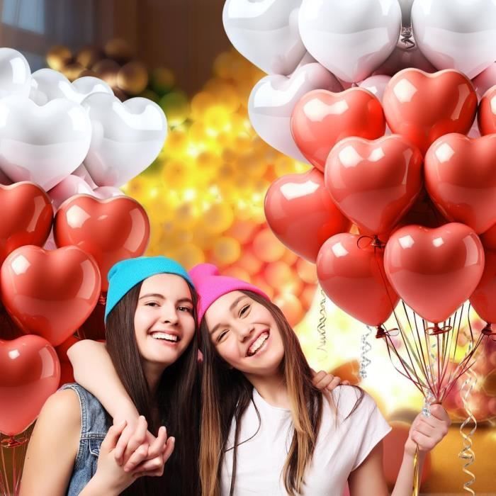 Ballons cœur rouge premium Add a Touch of Romance pour mariages et  événements