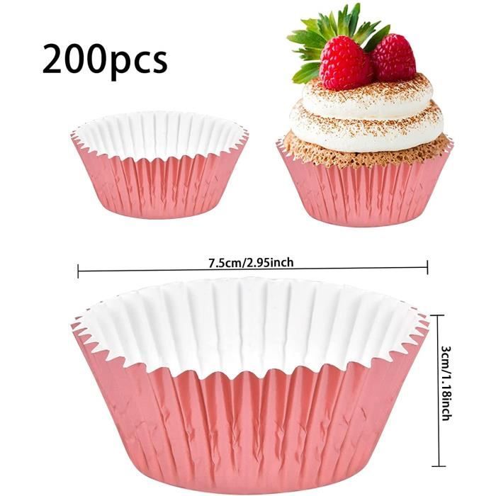 DECARETA 600 PCS Caissettes Mini pour Cupca Cuisson en Feuille d'Alm  Caissette Muffin Gâteau Cupcake Liners Moule à Muffin Papie141