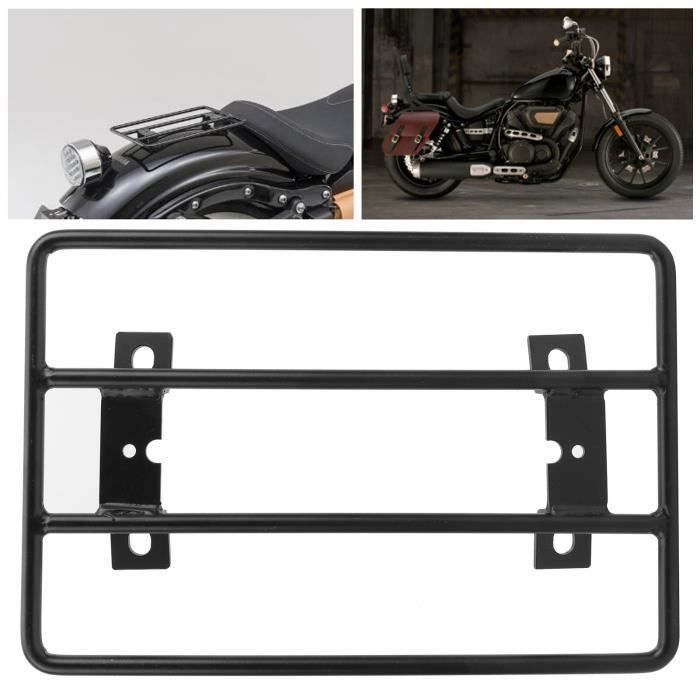 HURRISE Support de siège arrière de moto Support de support de  porte-bagages arrière de moto adapté pour Yamaha BOLT / BOLT