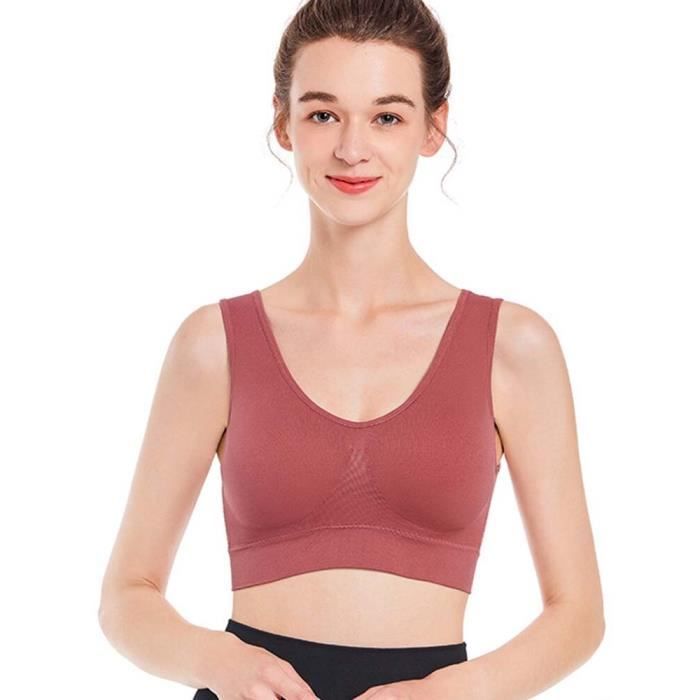 Brassiere Sport Femme Soutien-gorge De Sport FM London - Impact élevé Sans Couture Brassière Fitness Shock Absorber