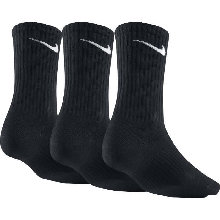 Chaussettes Nike Performance Lightweight Crew Training x 3 Noir - Sizes: 43/46 (US : 9/11) - Cdiscount Prêt-à-Porter