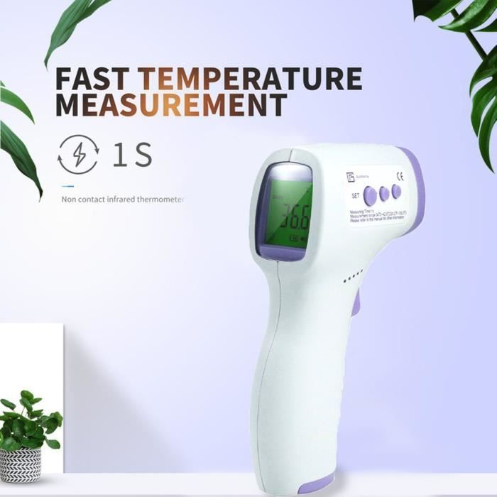 Ensemble de thermomètre frontal infrarouge numérique professionnel  thermomètre de fièvre sans contact multifonctionnel - Cdiscount Puériculture  & Eveil bébé