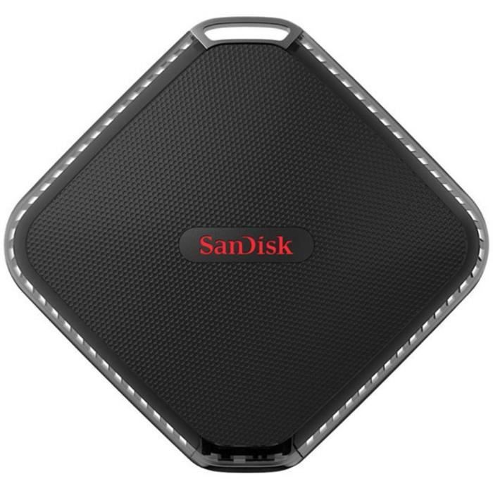 Disque dur externe SSD SanDisk 480 Go - USB 3.0 - noir - Cdiscount  Informatique