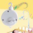 Jouet Musical Bébé, Rotary Mobile Berceau Lit Mécanique Mouvement Boîte à Musique Enfants Développer Jouet pour Bébé Infant M106-2