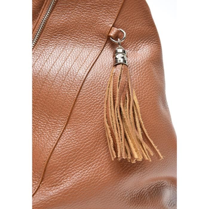 AW22 IR 1685 Sac main Isabella Rhea Cuir de vache UNI Cognac
