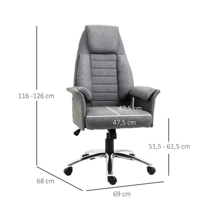 Chaise de bureau ergonomique SPRINGSTEEN, Forme ergonomique, Rembourrage  épais pour un bon confort d'assise, Réglable en hauteur en continu acheter  en ligne à bas prix