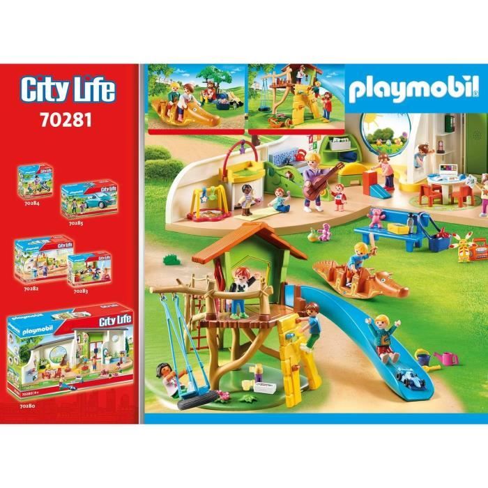 PLAYMOBIL - 70281 - Parc de jeux et enfants - City Life - Multicolore -  Plastique - Cdiscount Jeux - Jouets