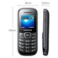 Samsung Keystone 2 GT-E1205Y Téléphone Portable Ecran TFT 800mAh - Noir-3