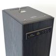Enceinte colonne Inovalley HP33-CD Blacktower, avec lecteur CD, Bluetooth, FM et USB, 100W, télécommande, Ampoule DIAMS LED-3