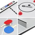 Table multi-jeux 3 en 1 - SOKKER - Samurai - Air Hockey, Ping-Pong et convertible Table dînatoire-3