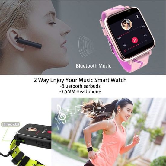 Montre Intelligente Enfants Musique MP3 Montre Enfants pour