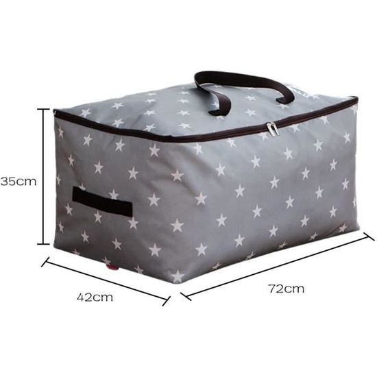 Grand sac de rangement en tissu epais pour vetements 100 l 164