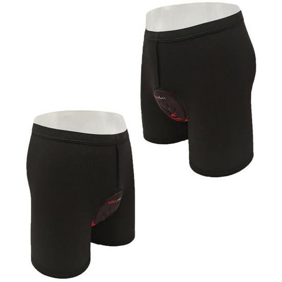 Cycorld Short de VTT pour homme Avec rembourrage de lassise S/échage rapide Outdoor sport Pour homme M Noir avec sous-v/êtements. Pantalon de v/élo /élastique