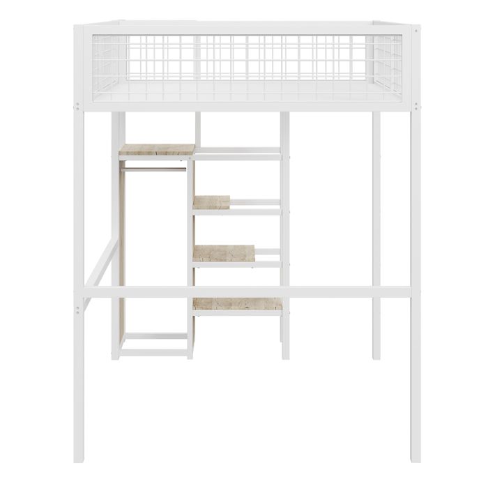 Lit Mezzanine 140 X 200 Cm Avec échelle De Sécurité, Lit D'enfant