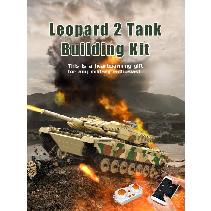 MOULD KING 20020 Technique Allemagne Leopard 2 Bataille Principale mould-king-20020-technique-allemagne-leopard-2-bataille-principale