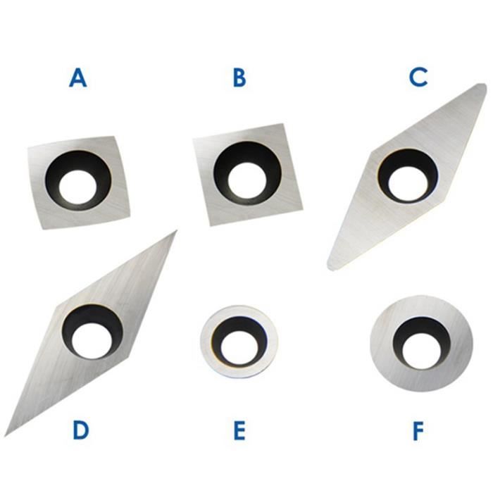 Lot De 10 Plaquette Carbure CCMT09T304 / CCMT32.51 - Inserts De Tournage CNC De Qualité Premium Avec Boîte De Rangement