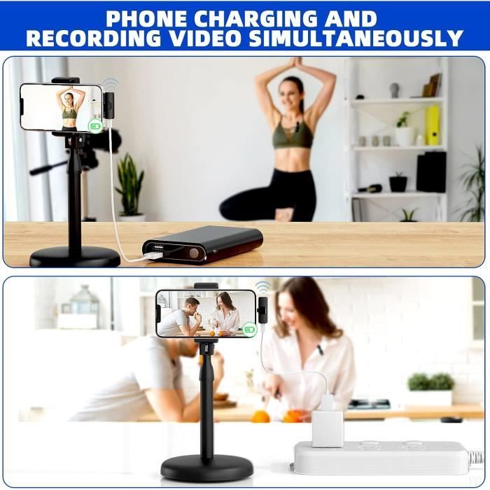 Vimo C3 Micro Cravate Sans Fil Avec Suppression Du Bruit, Surveillance