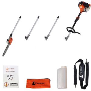 Tronçonneuse thermique 62 cm3, 3.5 CV, guide 55 cm, 2 chaînes
