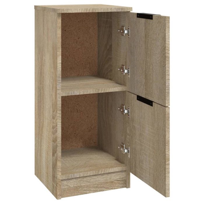 VidaXL Buffet Armoire Latérale Chêne Sonoma 30x30x70 Cm - Meuble De Rangement Multifonction Pour Salon Et Intérieur