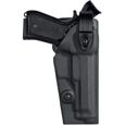 Holster rigide Duty Safety Vega Holster - Noir / Glock 17 / 22 / 31 / 37 / Droitier-0