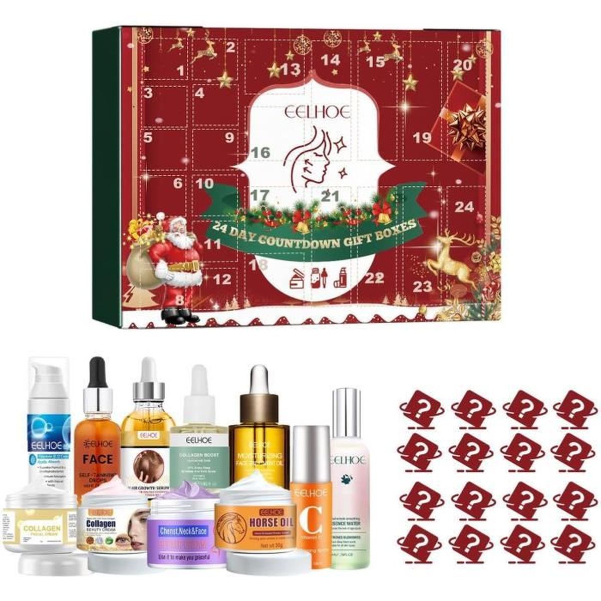 Calendrier De L'Avent Maquillage UCANBE 2025 – 24 Jours De Surprises Beauté Pour Noël - 5