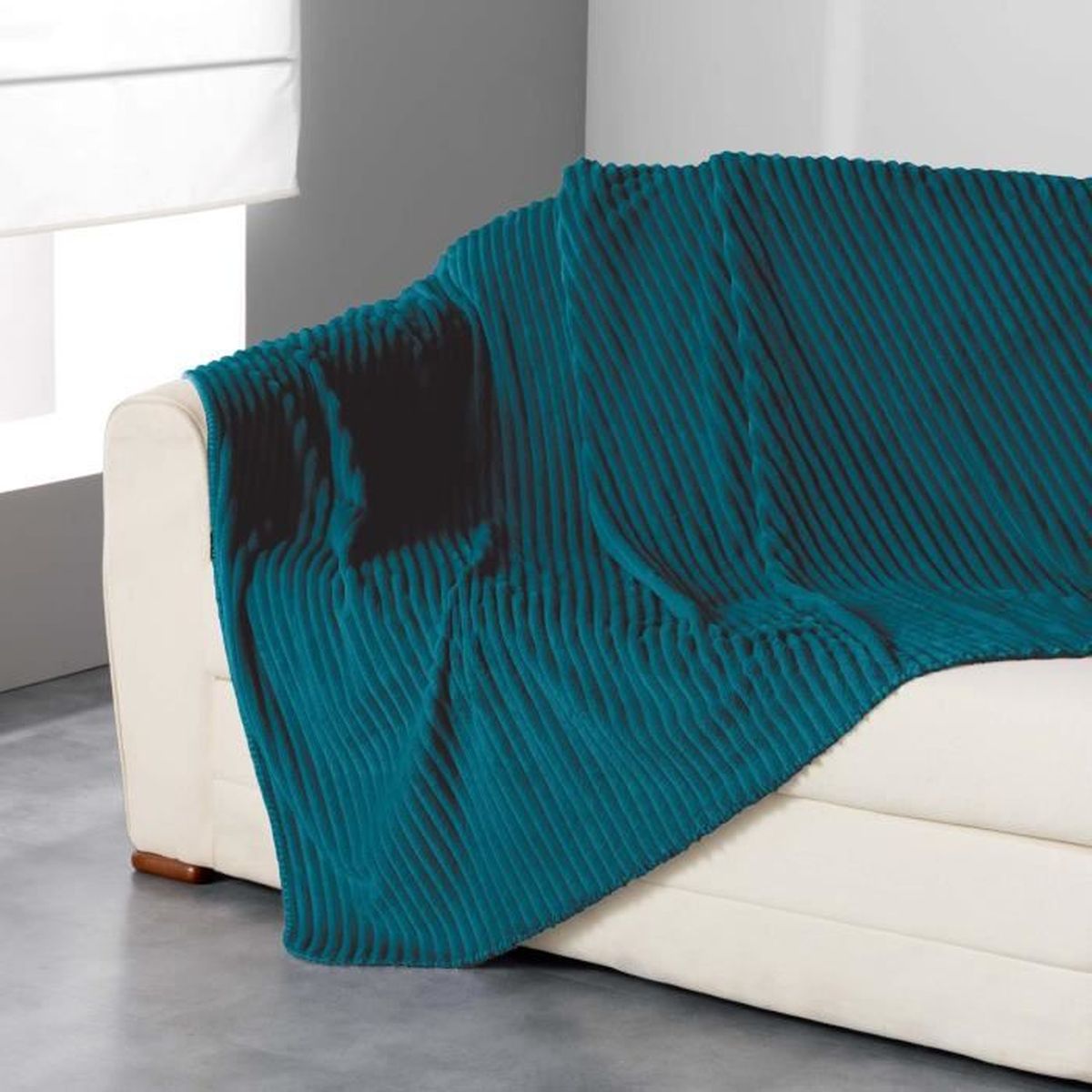 Plaid Bleu Canard Achat Vente Pas Cher