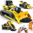 HOGOKIDS Robot télécommandé d’ingénierie pour enfants - 3 en 1 Jeu de construction 452 pièces - 2,4 GHz RC Camion 6-12+ ans Garçons