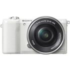 SONY Appareil Photo Hybride A5100LW + Objectif 16-50mm - Capteur APS-C - 24 Mpix - Autofocus Rapide - Blanc