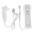 XCSOURCE 2en1 Nunchuck et Ensemble Télécommande à Mouvement intégré Plus pour Nintendo Wii et Console Wii U, Blanc AC650