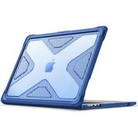 Coque pour MacBook Air 15.3 - FINTIE Etui Rigide Robuste avec Bords Antichoc Bleu