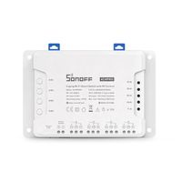 Sonoff 4CHPROR3 Module d'interrupteur intelligent Wi-Fi Contrôle vocal Contrôle de l'enclenchement via eWeLink APP Support Alexa