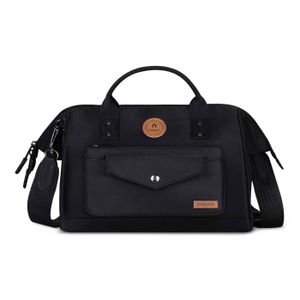 Sac Bandoulière DUO LYNX Noir Simili Cuir - Porté Épaule, Pochette Téléphone Pratique
