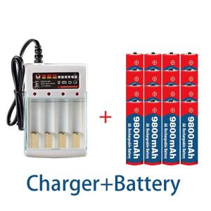 CHARGEUR DE PILES 1.5VAA9800 16 VOITURE-Batterie alcaline Rechargeab