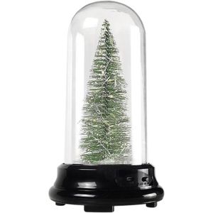 Sapin de Noël en verre avec lumière LED Filip - SKLUM