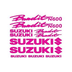 STICKERS Stickers Suzuki N600 bandit Ref: MOTO-121 Rose