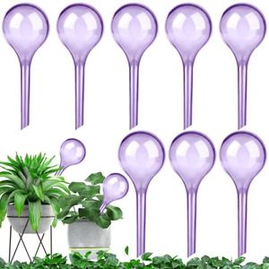 10-5-3pcs Ampoules d'arrosage de plantes Globes auto-arrosants automatiques  Boules en plastique Dispositif d'eau de jardin Ampoules d'arrosage pour la  plante Jd4