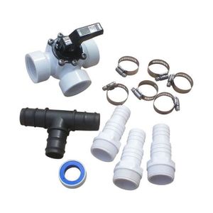 Embout de tuyau noir ABS 32//38mm x 1 1//2/" avec O-ring pool Bestway Intex pompe